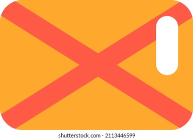 Logistics letter, illustration, vector on a white background.