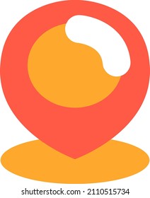 Logistics location, illustration, vector on a white background.
