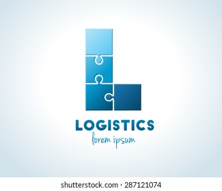 Logistics Logo Concept