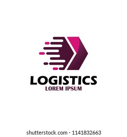 Logistics Logo Design Stock Vector (Royalty Free) 1141832663 | Shutterstock