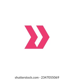 Logistics logo design icon element with arrow concept