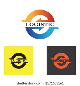 Logistics Logo Design Vector Template Your Stock Vector (Royalty Free ...