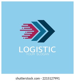logistics logo icon illustration vector design  distribution symbol  delivery of goods  economy  finance