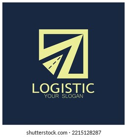 logistics logo icon illustration vector design  distribution symbol  delivery of goods  economy  finance