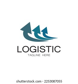 logistics logo icon illustration vector design  distribution symbol  delivery of goods  economy  finance