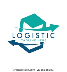 logistics logo icon illustration vector design  distribution symbol  delivery of goods  economy  finance