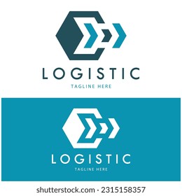 logistics logo icon illustration vector design  distribution symbol  delivery of goods  economy  finance