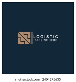 logistics logo icon illustration vector design  distribution symbol  delivery of goods  economy  finance