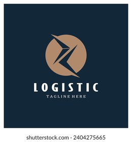 logistics logo icon illustration vector design  distribution symbol  delivery of goods  economy  finance