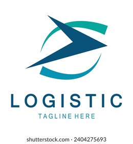 logistics logo icon illustration vector design  distribution symbol  delivery of goods  economy  finance