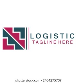 logistics logo icon illustration vector design  distribution symbol  delivery of goods  economy  finance