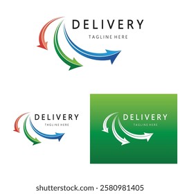 logistics logo icon illustration vector design  distribution symbol  delivery of goods  economy  finance