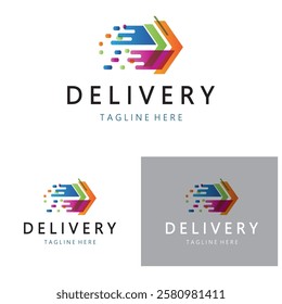 logistics logo icon illustration vector design  distribution symbol  delivery of goods  economy  finance