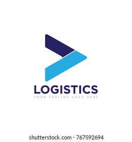 Logistics logo, icon, symbol, design template