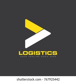 Logistics logo, icon, symbol, design template