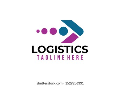 Logistics Logo Icon Vector Isolated Stock Vector (Royalty Free ...