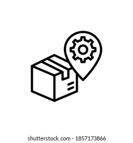 Logistics Management icon in vector. Logotype