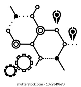 logistics  outline icon