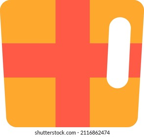 Paquete logístico, ilustración, vector sobre fondo blanco.