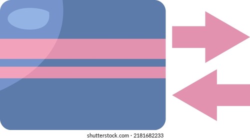 Logistics package, illustration, vector on a white background.