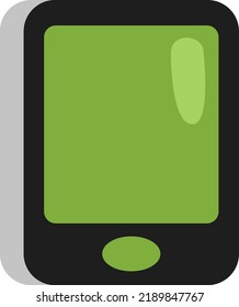 Logistics phone, illustration, vector on a white background.