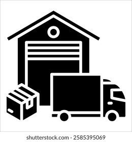 Logistics Planning Icon Element For Design