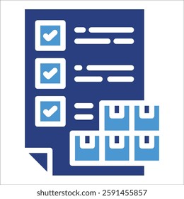 Logistics Planning Icon Element For Design