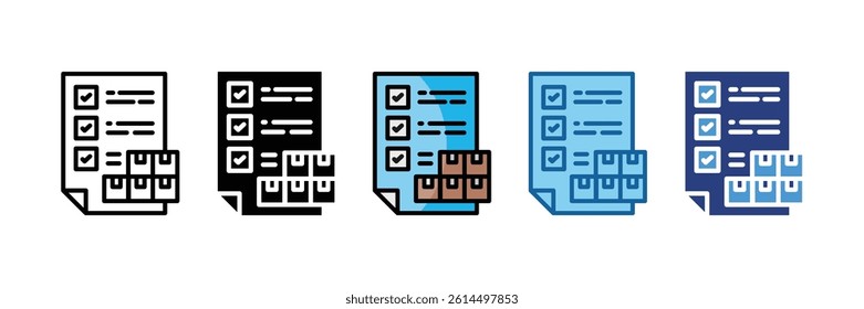 Logistics Planning Icon Element For Design