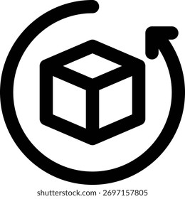 Logistics, Product Cycles, Product Lifecycle Outline Icon