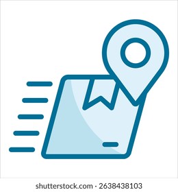 Logistics Route Icon Element For Design