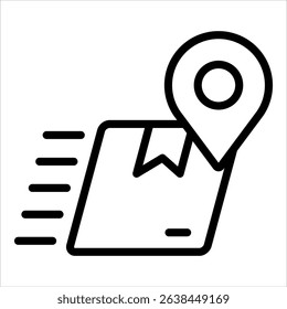 Logistics Route Icon Element For Design