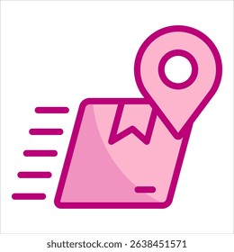 Logistics Route Icon Element For Design
