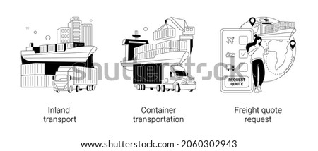 Similar – Image, Stock Photo In the customs port Water