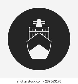 logistics ship icon