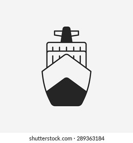 logistics ship icon