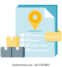 Logistics and shipping documents, essential business document