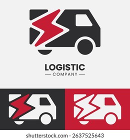 logistics shipping expedition logo design