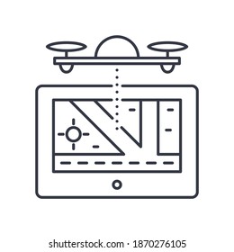 Logistics target icon, linear isolated illustration, thin line vector, web design sign, outline concept symbol with editable stroke on white background.