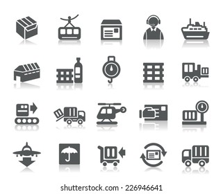 Logistics and Transport Icons