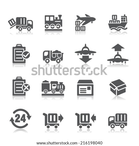 Logistics and Transport Icons