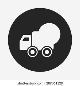 logistics truck icon