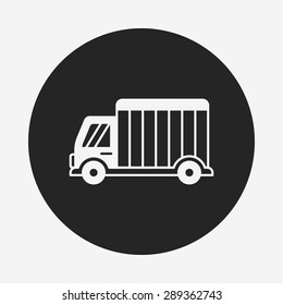 logistics truck icon