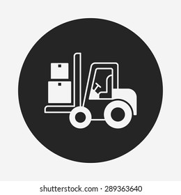logistics truck icon