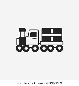 logistics truck icon