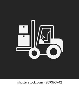 logistics truck icon