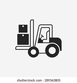 logistics truck icon