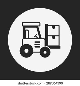 logistics truck icon