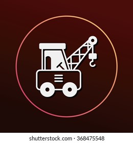 logistics truck icon