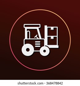 logistics truck icon