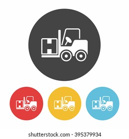 logistics truck icon